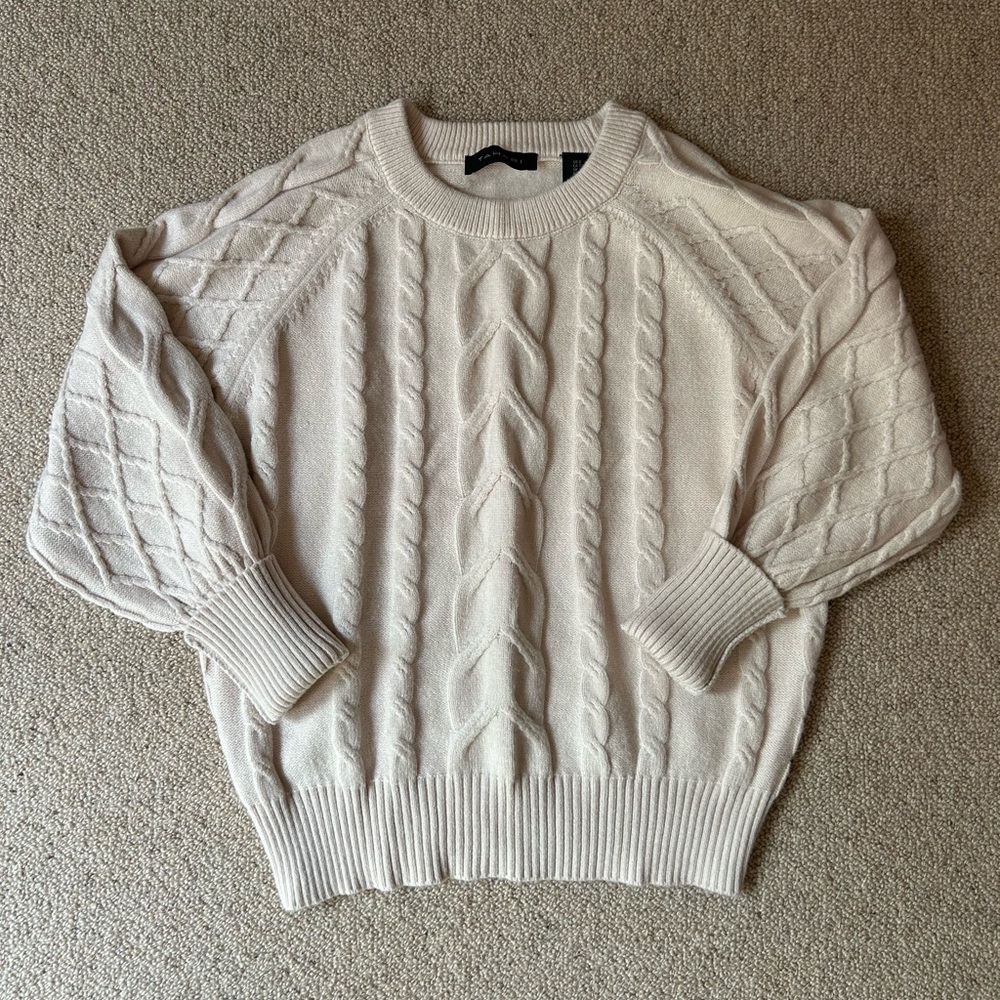 Cream sweater